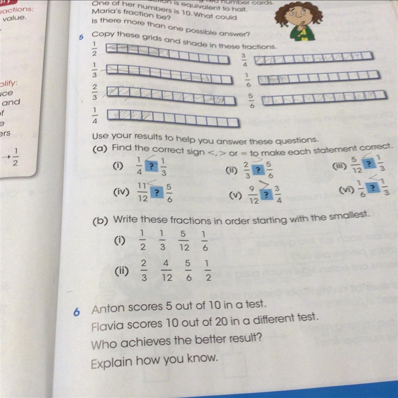 Answer only (b) and Q6 pls-example-1