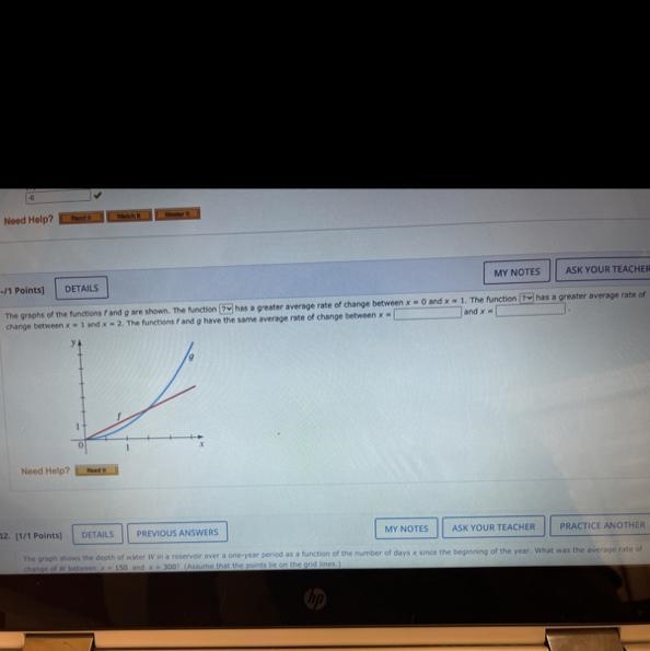 Please help me on my homework question Options ? Are f and g-example-1