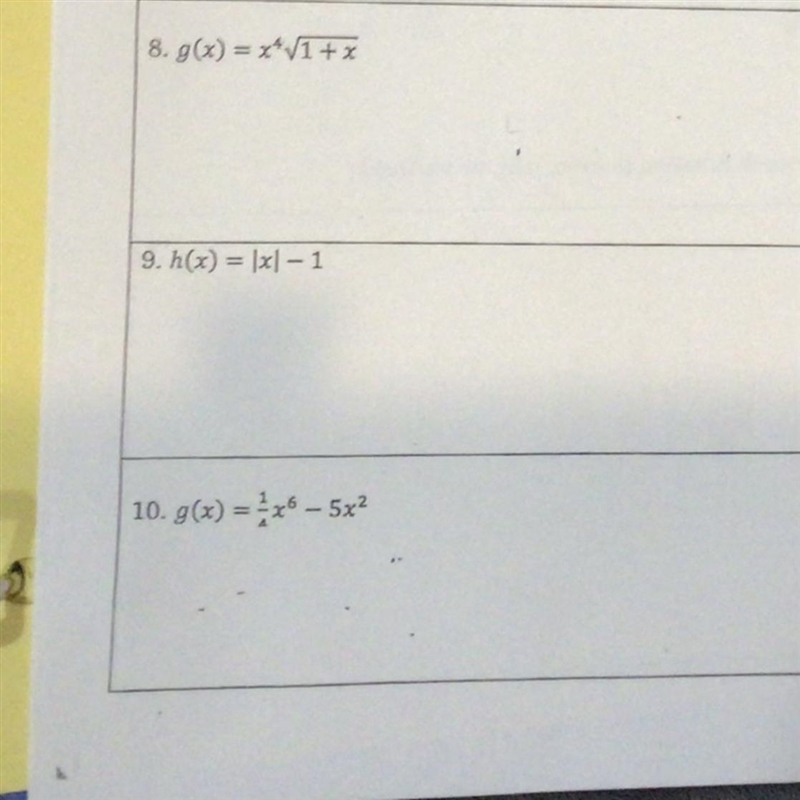 Verify algebraically if the function is even, odd, or neither. Number nine-example-1