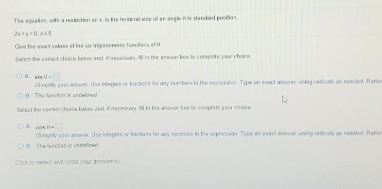 How do I solve this problem? sin theta up to cot theta-example-1