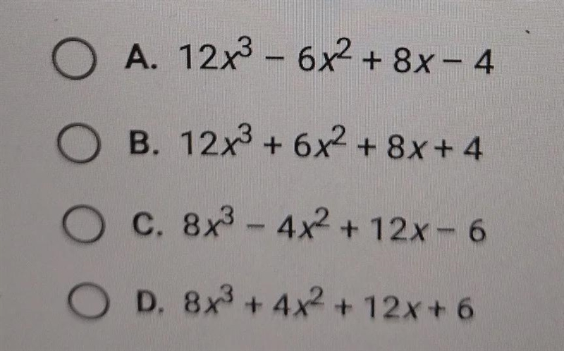 What is the product of (4x - 2)(2 {x}^(2) + 3)-example-1