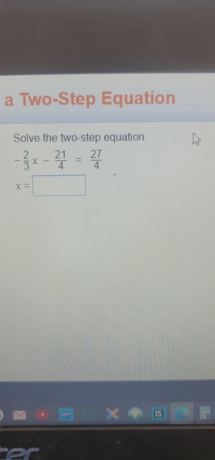 please help me solve this by using the method off adding the 21/4 to each side. i-example-1