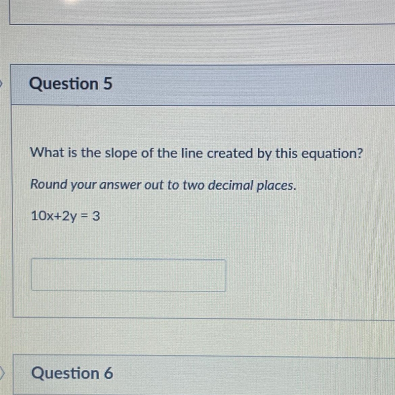 What is the slope of the line created by this equation? Found your answer out to two-example-1