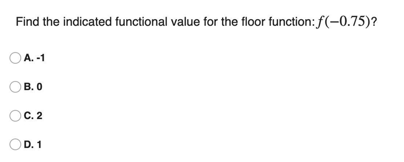 Help find the indicated functional value for the floor function-example-1