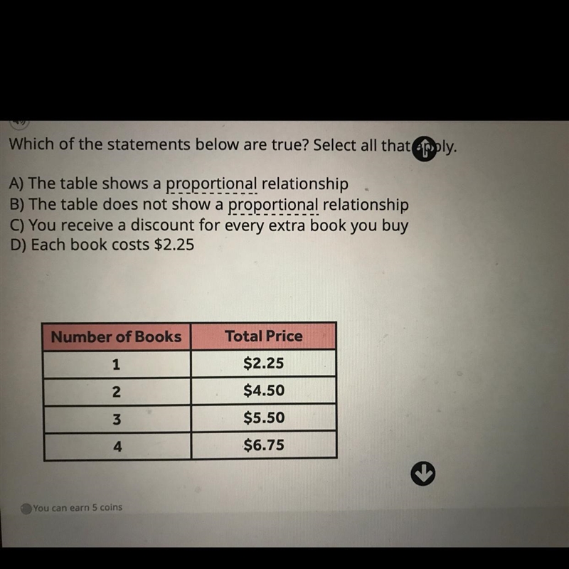 Which of these statements below are true? Select all that apply￼-example-1