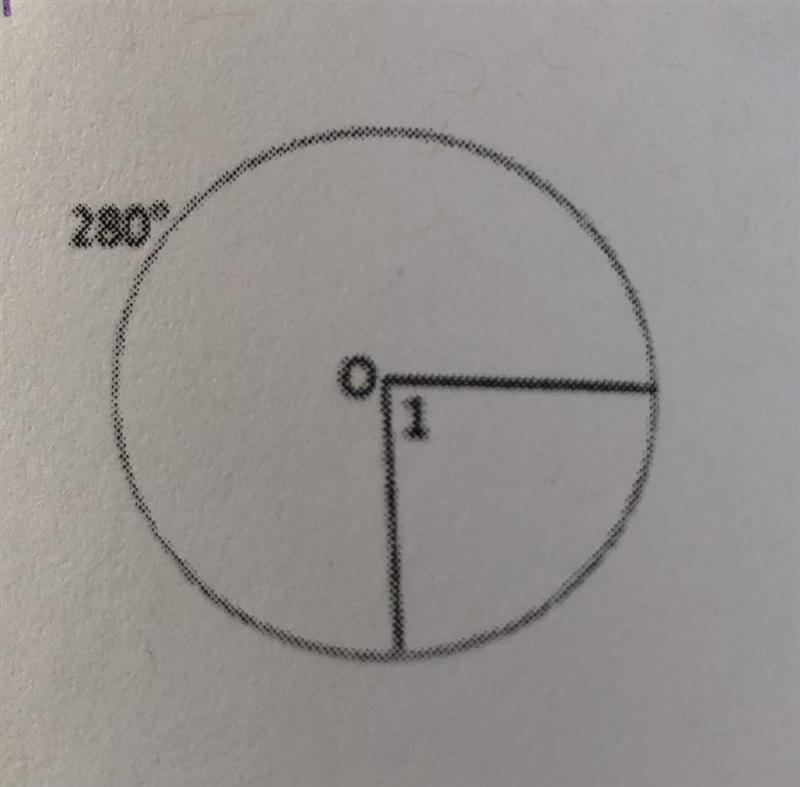 Determine the measure of angle one. Oh is the center of the circle.-example-1