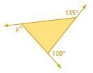 Find the value of y. y=-example-1