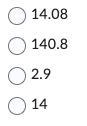 Calculate 64% of 22. Select the correct response.-example-1