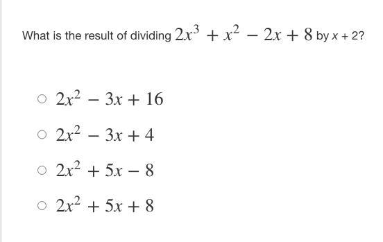 can someone help me with this? it is algebra. explain how you get your answer if you-example-1