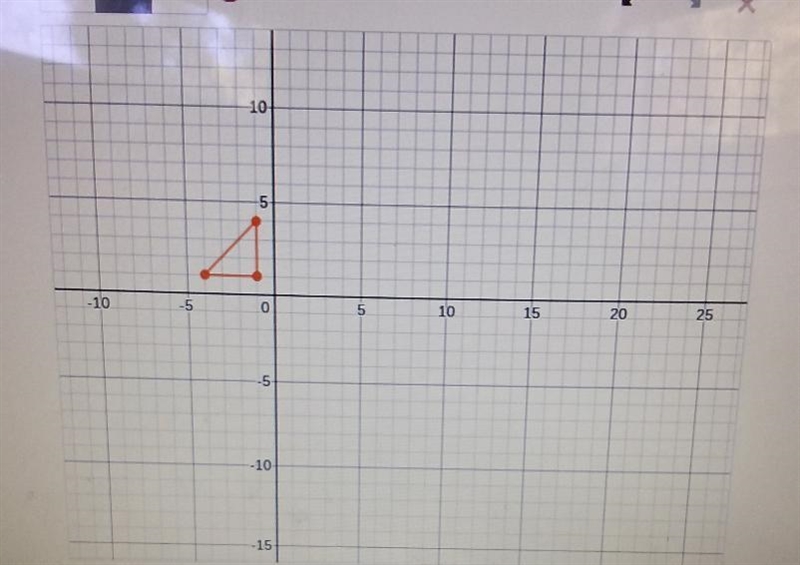 Reflect the triangle over the x-axis and then translate (x,y) (x+6,y+2)-example-1