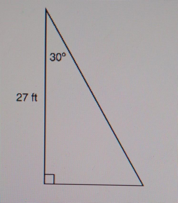 a radio antenna has the height of 27 ft. a support cable is attached to the top of-example-1