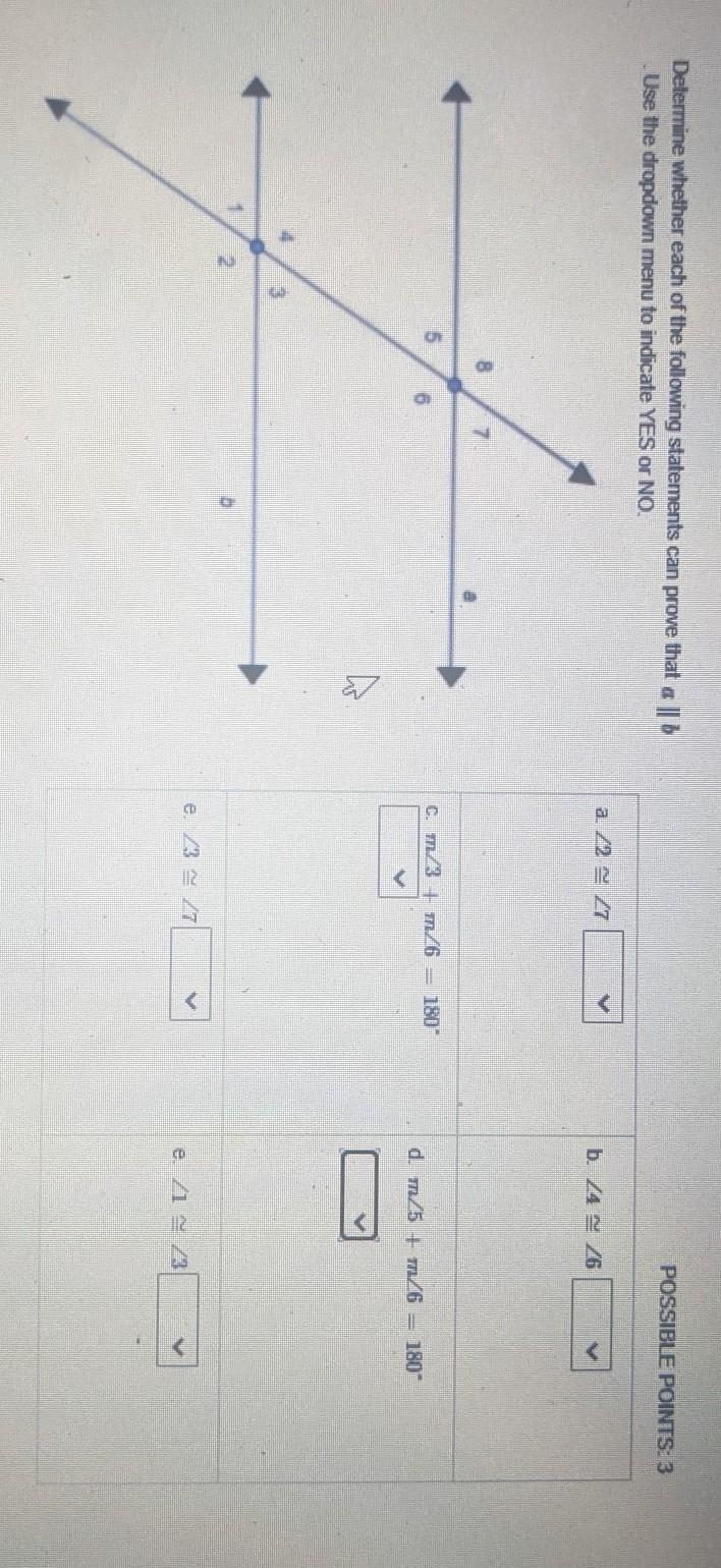 How do I find which what the correct options are for questions a-eOptions:Yes or No-example-1