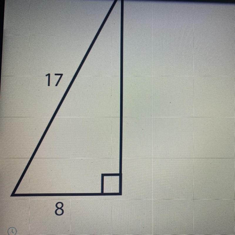 Find the cosine of each acute angle in the triangle below. Select all that apply.-example-1