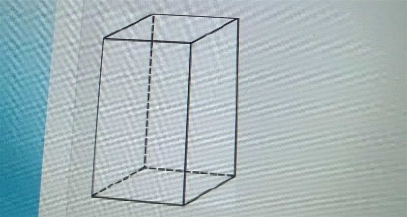 An image of a rectangular prism is shown below: Part A: If a cross section of the-example-1