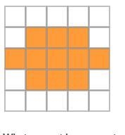 The large rectangle below represents one whole. A large rectangle with 25 equal sections-example-1