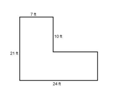 Please answer quick In this polygon, all angles are right angles. What is the area-example-1