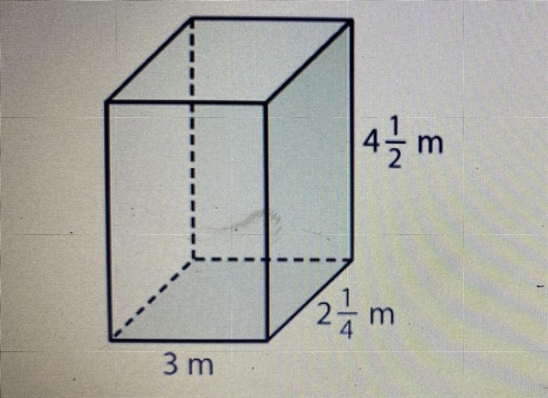 Find the volume of the rectangular prism. Round to the tenths place.-example-1