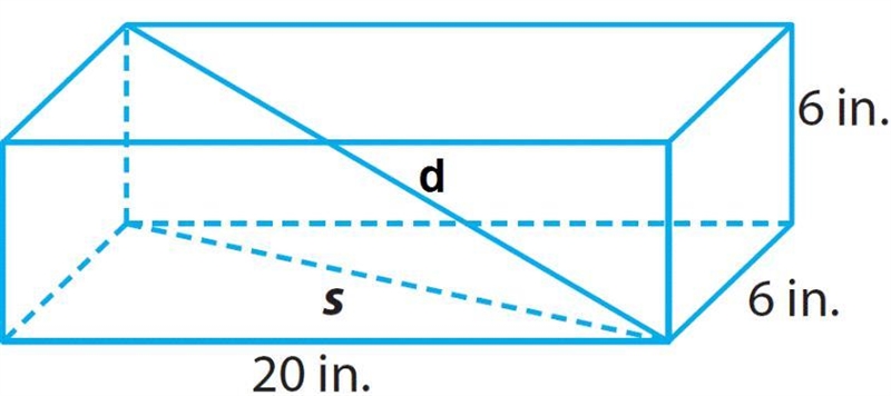 Question 5 (1 point) Pythagorean Theorem in Three Dimensions Worksheet Solve for d-example-1