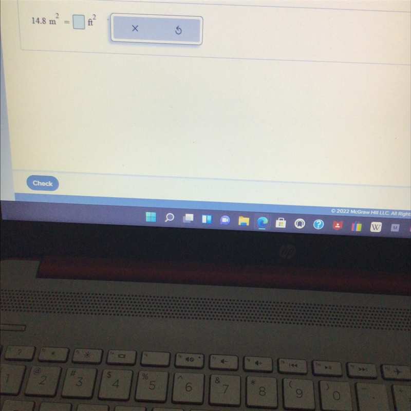 Convert the measurement to the specific equivalent unit. Round to one decimal place-example-1