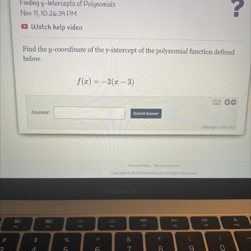 Find the y-coordinate of the y-intercept of the polynomial function defined below-example-1