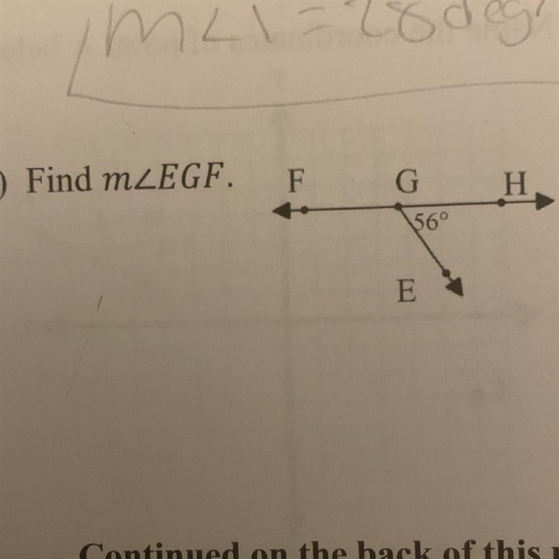 Solve for the requested angle measure.-example-1