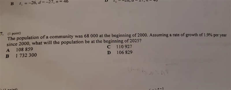 The population of a community was 68000 at the beginning of 2000-example-1