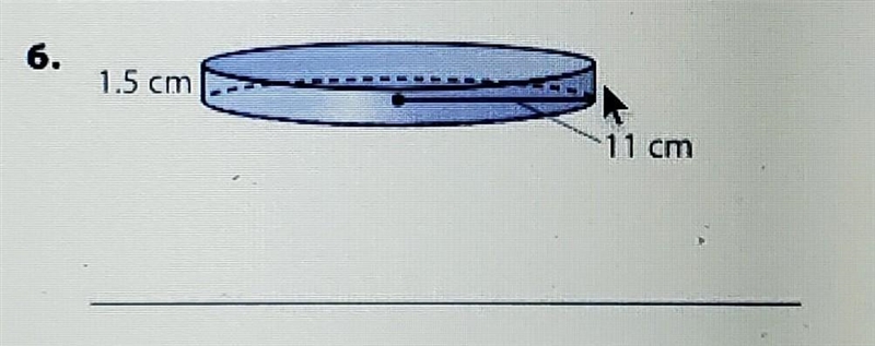 Question: "Find the Volume of the figure, and round to the nearest tenth. If-example-1