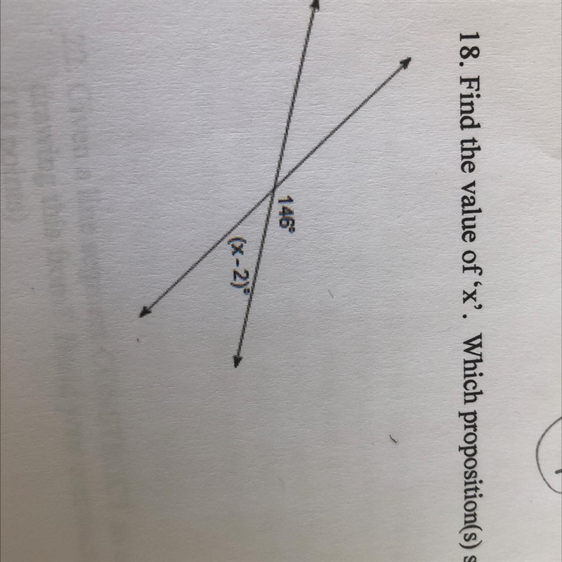 Find value of X y’all this test was due last week-example-1