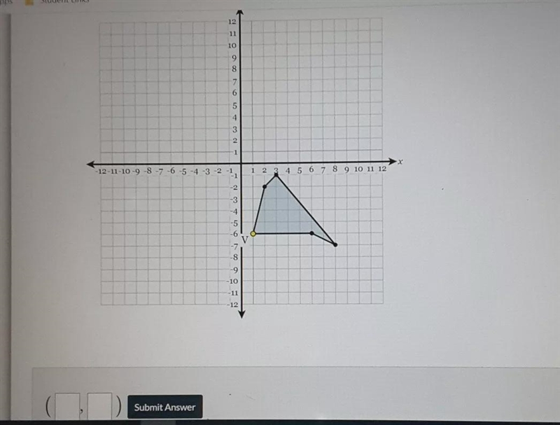 the figure below is reflected over x axis and then translated up 4 units what are-example-1