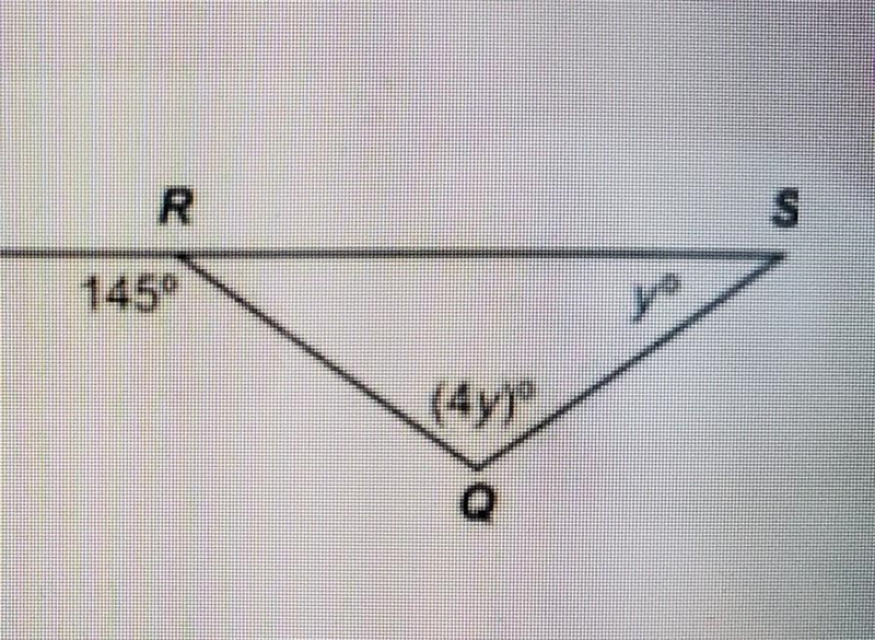 I need to know how to find the measure of angle QRS from this diagram.-example-1