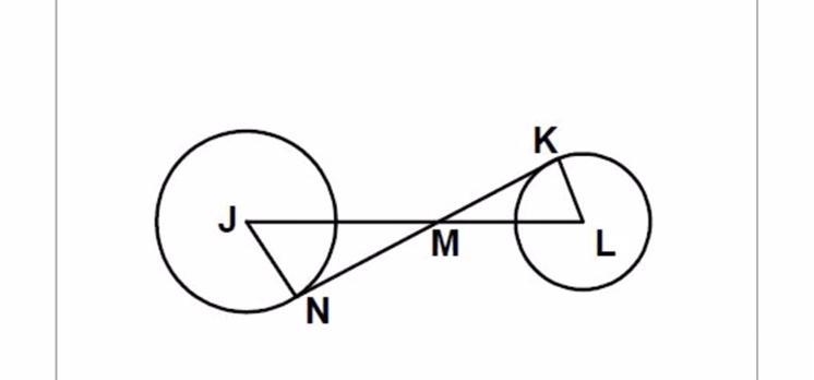 If ML = 17 and MJ = 34 and KL = 8, find MK-example-1