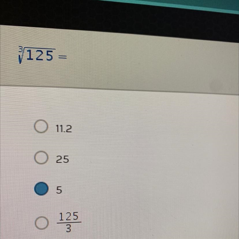 125 = 11.2 25 5 O 125 3-example-1