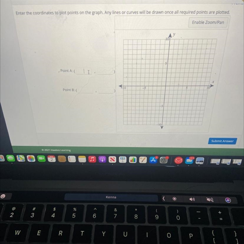 Consider the following quadratic function. Y=x^2-2x+3Graph this quadratic function-example-1