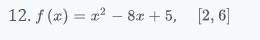 find the two -intercepts of the function and show that f'(x) = 0 at some point between-example-1