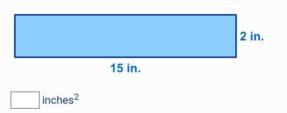 Type the area of the rectangle into the box.-example-1