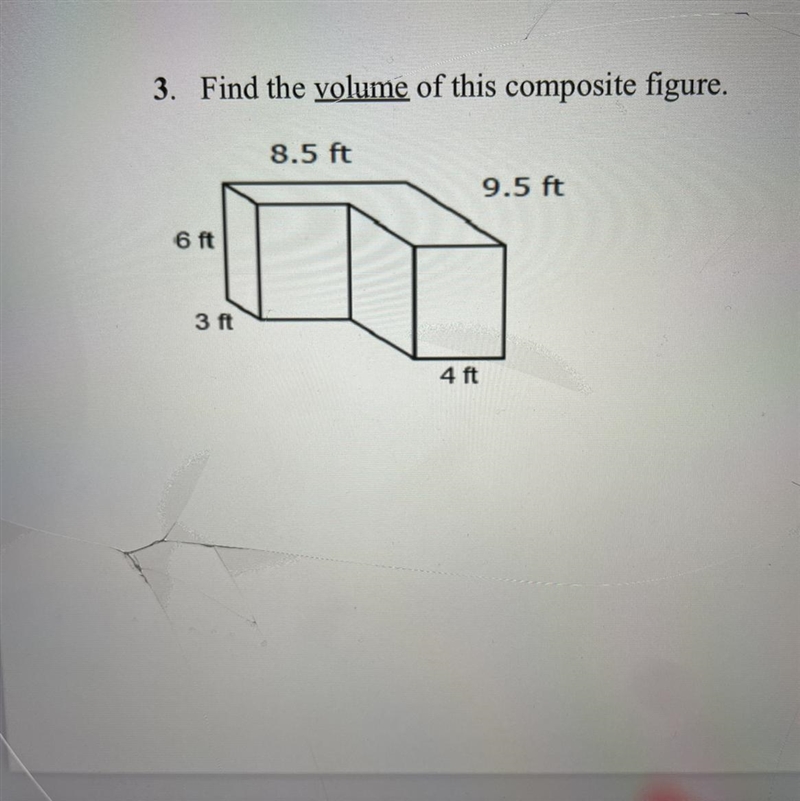 Find the volume of this composite figure-example-1