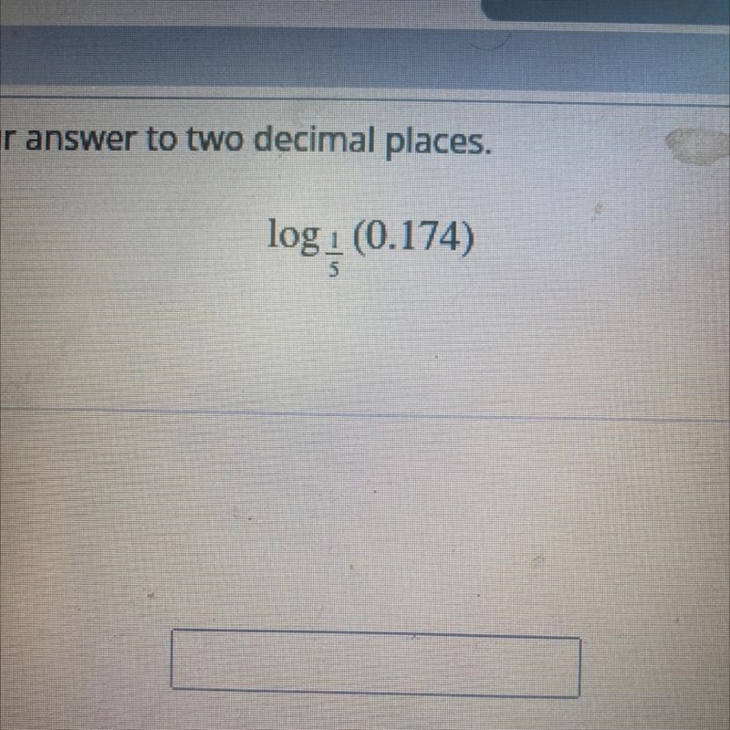 Evaluate the following logarithmic expression. Round off your answer to two decimal-example-1