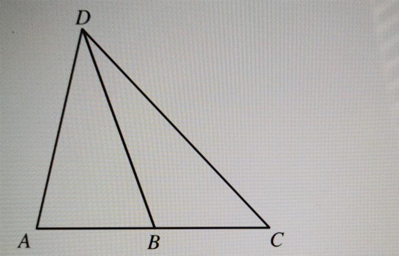 Find the length of AB given that DB is a median of the triangle AC is 46-example-1