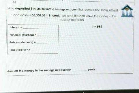 Ana deposited $14,000.00 into a savings account that earned 8% simple interest. If-example-1