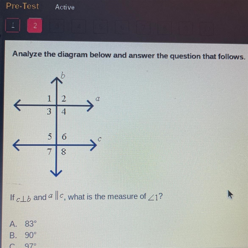 Analyze the diagram below and answer the question that follows If c | b and a || c-example-1