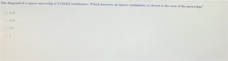 Which measure in centimeters is closest to the area of the microchip?-example-1