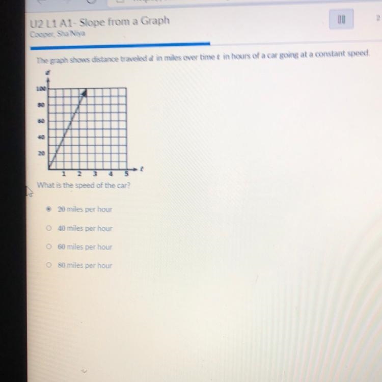 econd ger122212 11A1 Slope from a GraphThe graph was distance tranded in files over-example-1