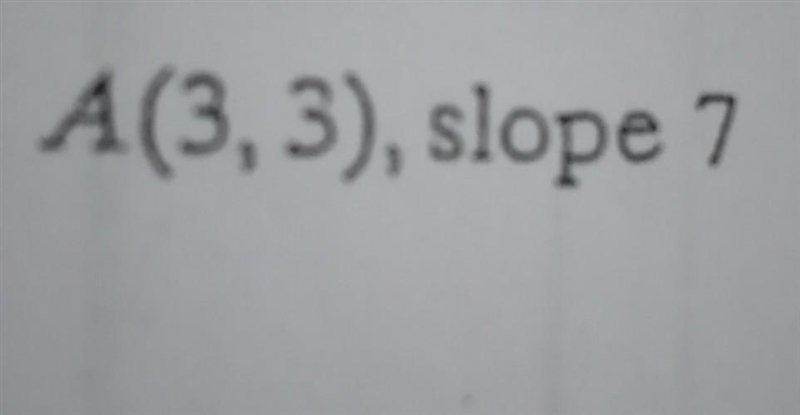 Write an equation of the line with the given slope that contains the given point.-example-1