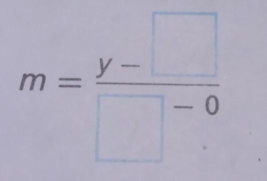 recall that slope is rise over run, or the ratio of change in y to change in x. complete-example-1