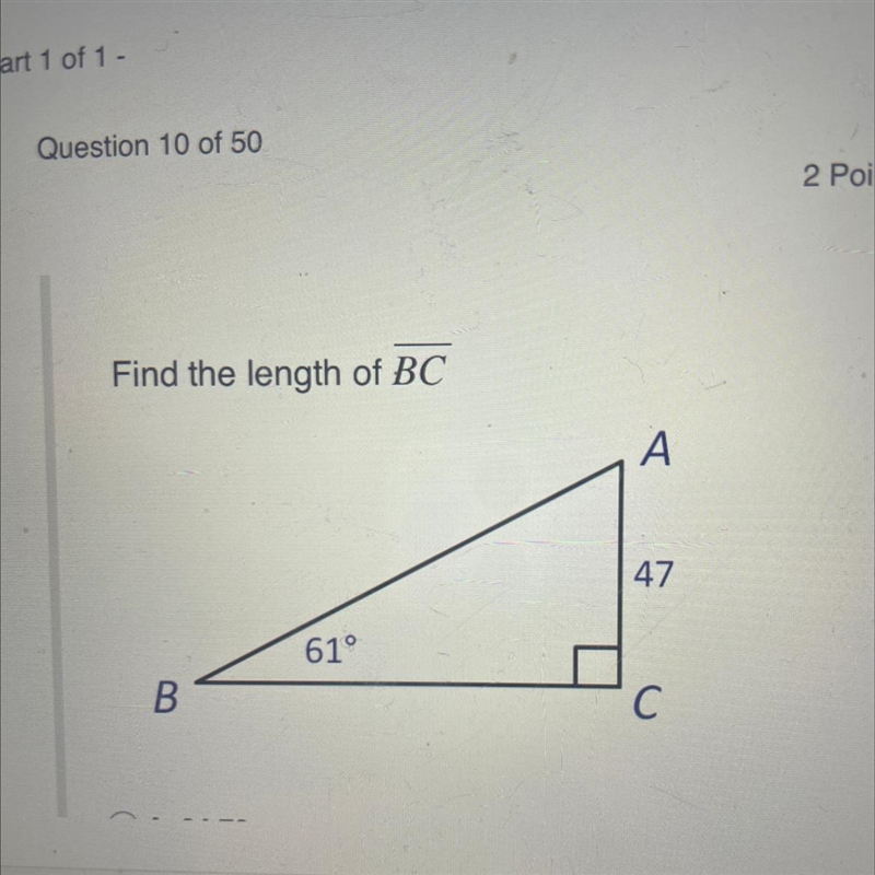 Find the length of BC-example-1