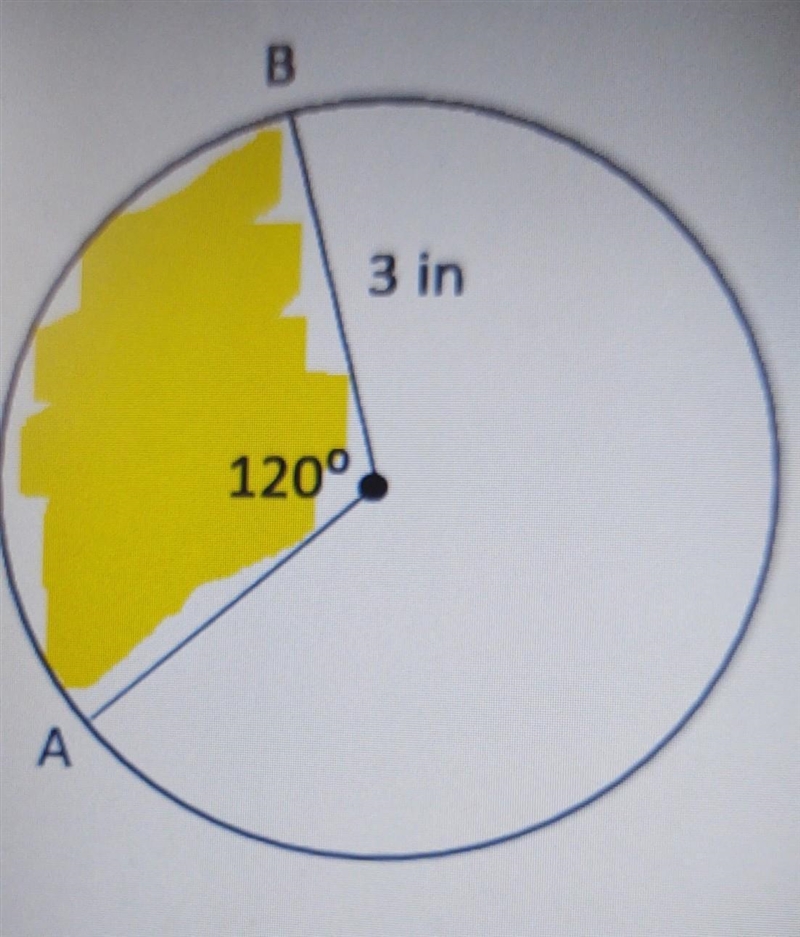 What is the arc length and then I need to know the area sector-example-1