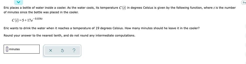 Finding the time given an exponential function with base e that models a real-world-example-1