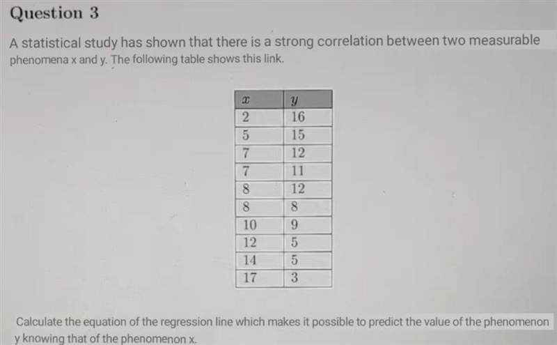 A statistical study has shown that there is a strong correlation between two measurable-example-1