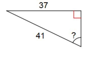 Find the measure of the indicated angle to the nearest degree.A. 26B. 48C. 42D. 64-example-1