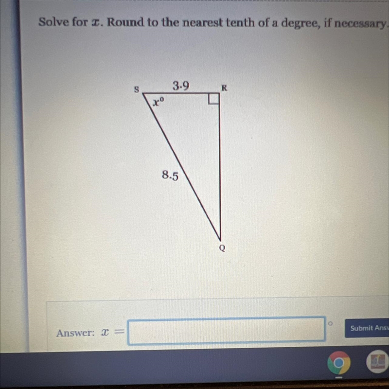 Using Trig to find angles problem I would appreciate the help:0-example-1